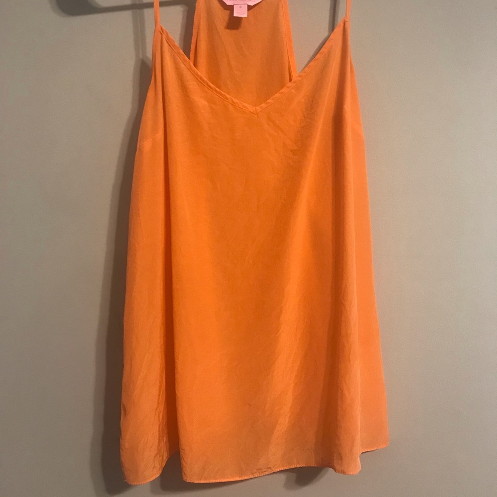 Lilly Pulitzer orange spaghetti strap top
